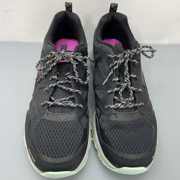 Skechers Hillcrest Pure Escapade Sneakers Shoes Trail Running Black Womens 11 - Picture 5 of 14